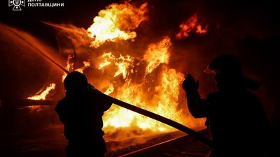 На Полтавщині у Кременчуцькому районі армія РФ обстріляла об’єкти енергетики