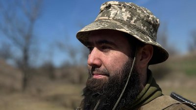 Військовий 128-ї Закарпатської бригади Андрій "Синоптик"