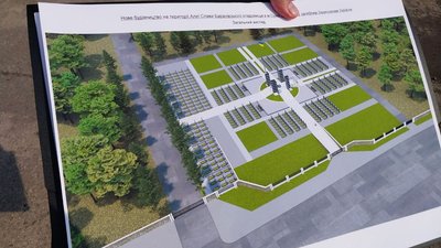 На Баранівському кладовищі у Сумах збираються побудувати місце прощання з воїнами На Баранівському кладовищі у Сумах збираються побудувати місце прощання з воїнами