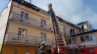 На Закарпатті горів готельний комплекс На Закарпатті горів готельний комплекс