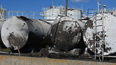 Росіяни 2 грудня атакували нафтобазу на Чернігівщині