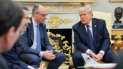 Трамп і Мерц в Білому домі