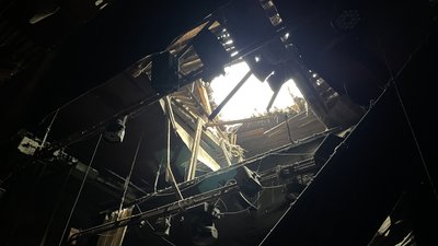 Через обстріли російською армією у Херсоні пошкоджені приміщення театру ляльок та типографія