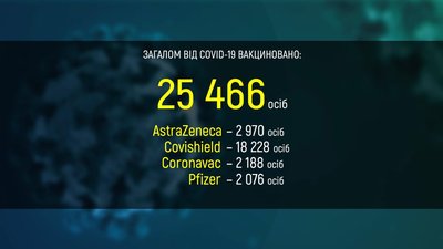 Дані вакцинації від COVID-19 станом на 6 травня у Хмельницькій області. Інфографіка: Суспільне. Поділля. Дані вакцинації від COVID-19 станом на 6 травня у Хмельницькій області. Інфографіка: Суспільне. Поділля.