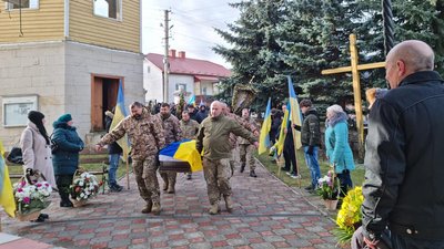 Похорон бійця Ігоря Фурди Похорон бійця Ігоря Фурди