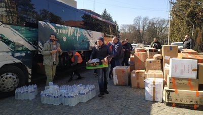 До Ужгорода надійшла гуманітарна допомога з Франції До Ужгорода надійшла гуманітарна допомога з Франції