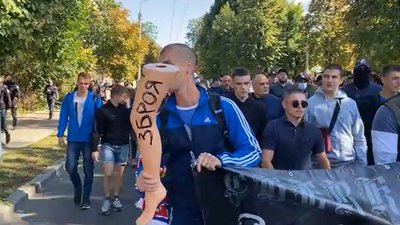 У Черкасах відбувся марш на підтримку ув'язнених ветеранів У Черкасах відбувся марш на підтримку ув'язнених ветеранів