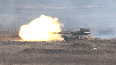 "Заметіль-2022": як навчалися військові на Рівненському полігоні у присутності президента України