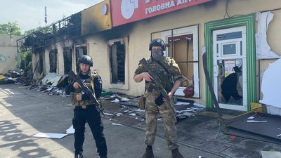 Окупанти обстріляли касетними снарядами Барвінкове на Харківщині