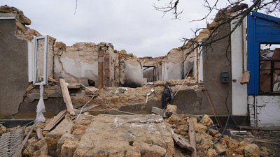 зруйнований будинок, обстріли, Дінпропетровщина, Водяне, поранено жінку