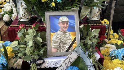 Попрощалися з захисником Василем Фіалкою, похорон військового, лютий 2025