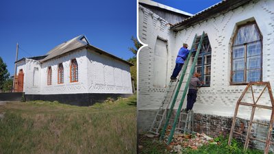 На Полтавщині меценатка ініціювала та профінансувала ремонт колишньої земської школи