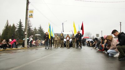 Прощання з військовим із Шумьської громади Прощання з військовим із Шумьської громади