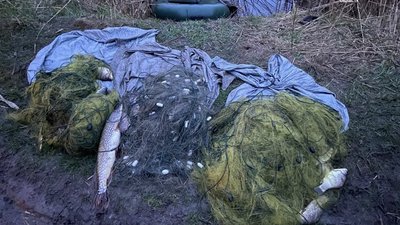Виловлював рибу сітками: на Дніпропетровщині затримали підозрюваного у браконьєрстві