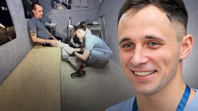 Ветеран та протезист Сергій Індрик