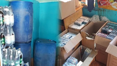Понад тонна алкоголю та півтори тисячі пачок цигарок: в Чернігові поліція викрила незаконного торгівця