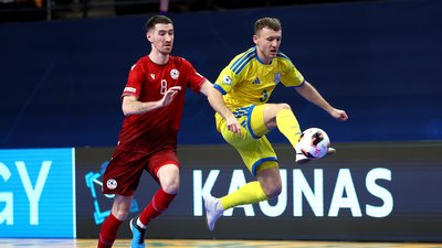 Вірменія — Україна: Дєніс Нєвєдров у матчі першого туру чемпіонату Європи-2026 з футзалу
