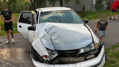 Травмувалися троє дітей і водій машини: у селі Бабичі на Закарпатті сталася ДТП