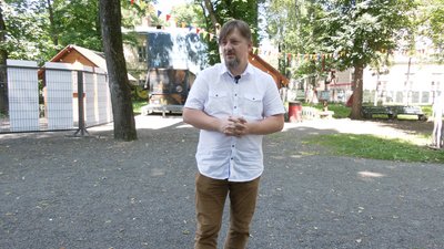 Директор палацу Потоцьких Володимир Гайдар розповідає про конкурс Директор палацу Потоцьких Володимир Гайдар розповідає про конкурс