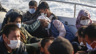 У Середземному морі затонуло судно з десятками мігрантів на борту