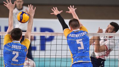 Україна з непростої перемоги стартувала у Золотій Євролізі з волейболу серед чоловіків