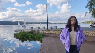Катерина – дочка звільненого з російського полону Михайла Діанова Катерина – дочка звільненого з російського полону Михайла Діанова