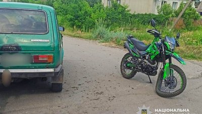 На Полтавщині внаслідок ДТП травмувався 17-річний мотоцикліст