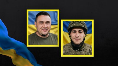 Євген Пукас(ліворуч) та Роман Русін(праворуч)
