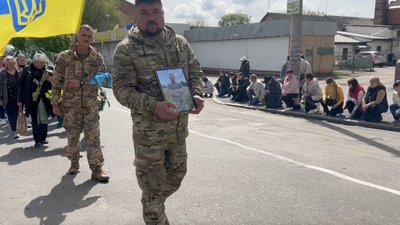 В Умані попрощалися із загиблим Вадимом Мукоїдом