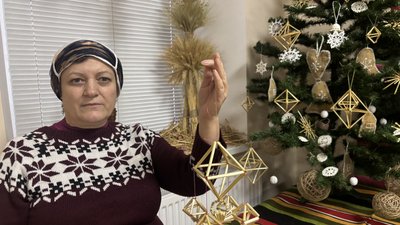Наукова співробітниця Ямпільського музею, мисткиня Марина Гринчик