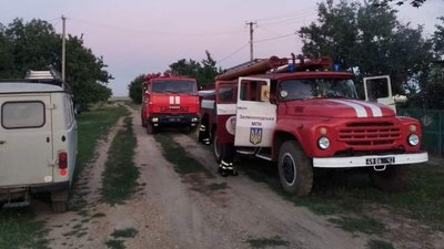 На Херсонщині горів приватний будинок