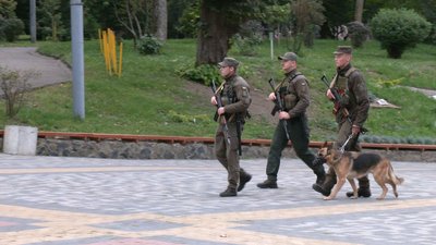 Як Нацгвардія у Рівному патрулює вулиці