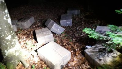 4 950 пачок контрабандних сигарет виявили прикордонники на українсько-румунському кордоні