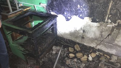 В центрі Харкова гасили пожежу в університеті В центрі Харкова гасили пожежу в університеті