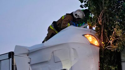 Рятувальники деблокують водія, 4 вересня, Миколаївщина