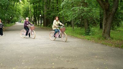 Їзда на велосипедах у терцентрі Вінниці