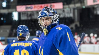 Олександр Левшин, голкіпер збірної України з хокею