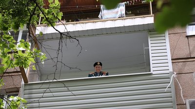В Одесі із Днем морської піхоти із оркестром привітали 99-річного ветерана-морпіха