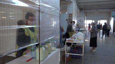 Чи одягли маски продавці на центральному ринку у Чернігові після візиту міністра охорони здоров’я