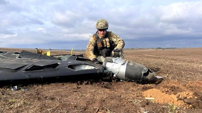 На Миколаївщині знищили бойову частину російського дрона камікадзе