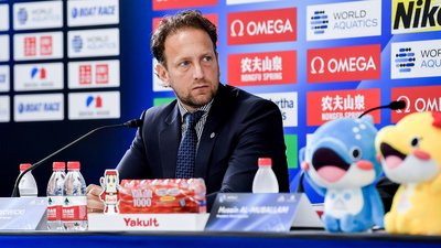 "Не надто суворі". Директор World Aquatics підтримав жорсткі критерії відбору для "нейтральних" плавців з РФ і Білорусі "Не надто суворі". Директор World Aquatics підтримав жорсткі критерії відбору для "нейтральних" плавців з РФ і Білорусі