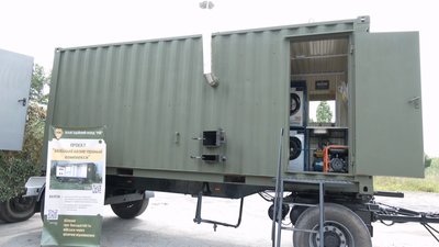 "Це був звичайнісінький морський контейнер". Мобільні лазні поїдуть на передову до військовослужбовців ЗСУ на Донеччину