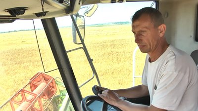 На Волині розпочалися жнива: молотять озимий ячмінь На Волині розпочалися жнива: молотять озимий ячмінь