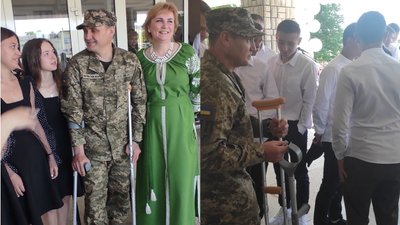 "Получився сюрприз": учитель ліцею на Волині, який служить у ЗСУ, приїхав на свято до випускників "Получився сюрприз": учитель ліцею на Волині, який служить у ЗСУ, приїхав на свято до випускників