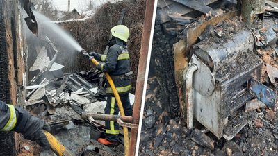 У пожежі на Харківщині загинули жінка з онукою У пожежі на Харківщині загинули жінка з онукою