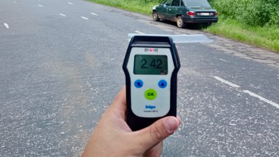 Нетверезі водії на Чернігівщині: у селі Менської громади від керування відсторонили водія