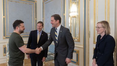 Зеленський зустрівся з Блюменталем та Гаймсом
