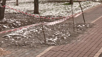 Протрималася три роки. У Кропивницькому на алеї між вулицями Державності й Незалежності руйнується пішохідна доріжка Протрималася три роки. У Кропивницькому на алеї між вулицями Державності й Незалежності руйнується пішохідна доріжка