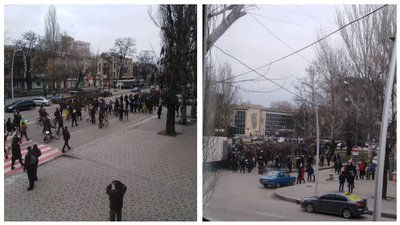 Люди щодня виходять на мітинги, щоб відстоювати своє право на життя в Мелітополі – міський голова