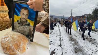 На Закарпатті попрощалися із загиблим військовим Іваном Шпаковським
